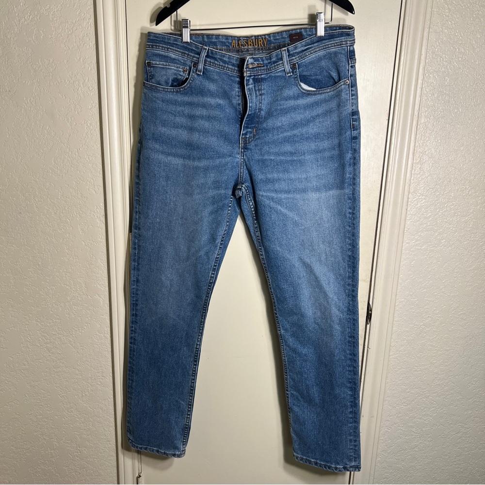 Alesbury men’s slim distressed denim Jeans  size 36x32